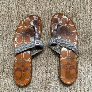 Coach flip flops/sandals